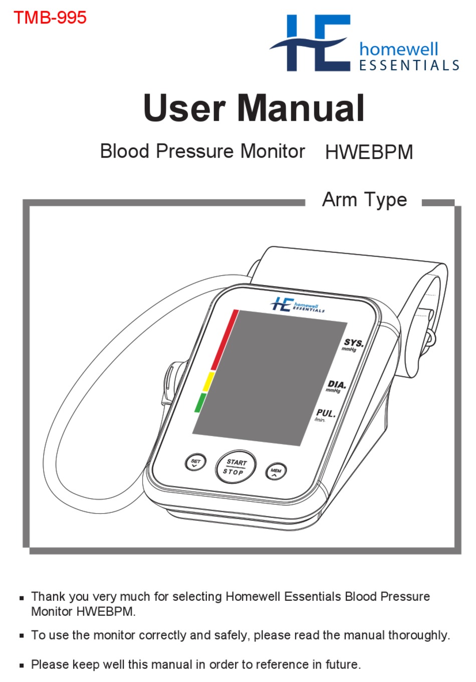 Blood Pressure Monitor – homewellessentials