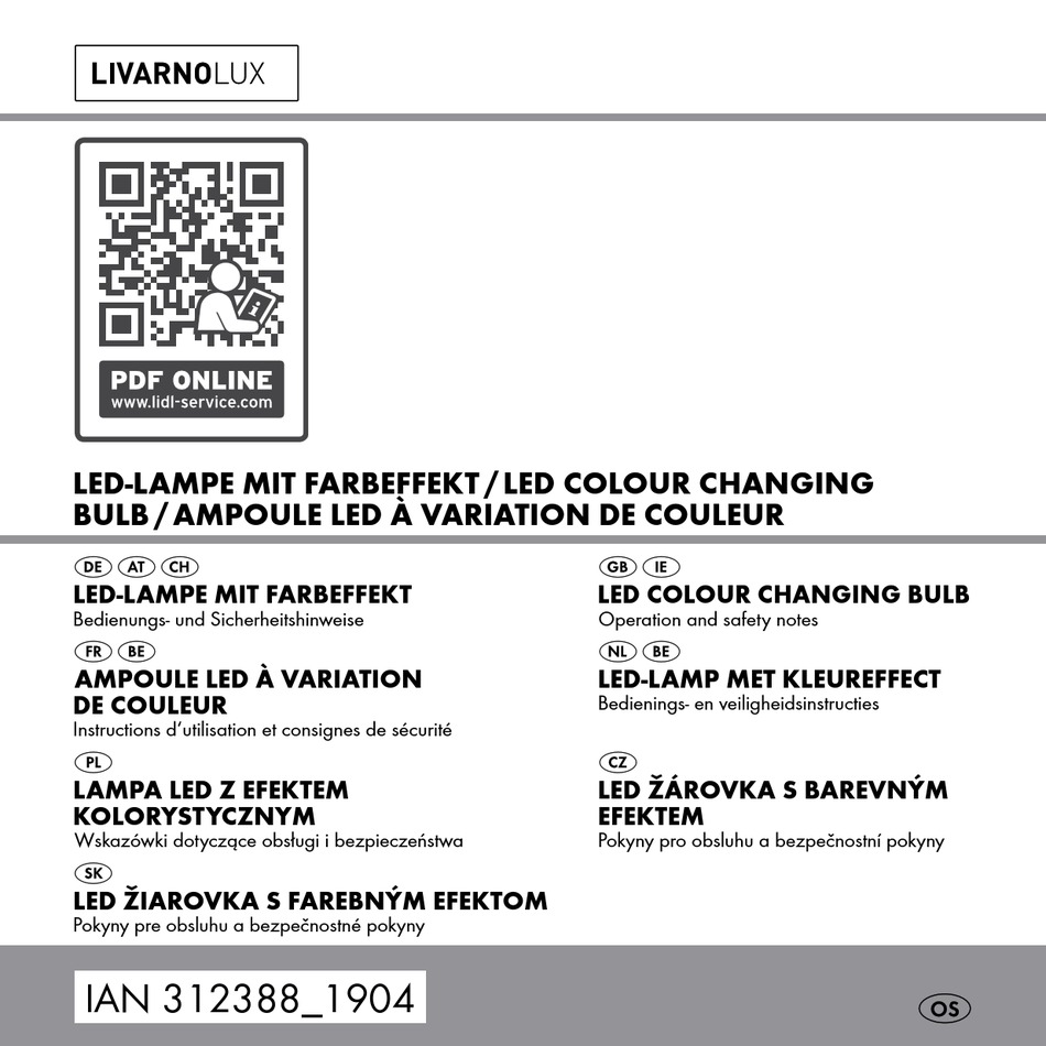 livarno lux hg05693 operation and safety notes pdf download manualslib