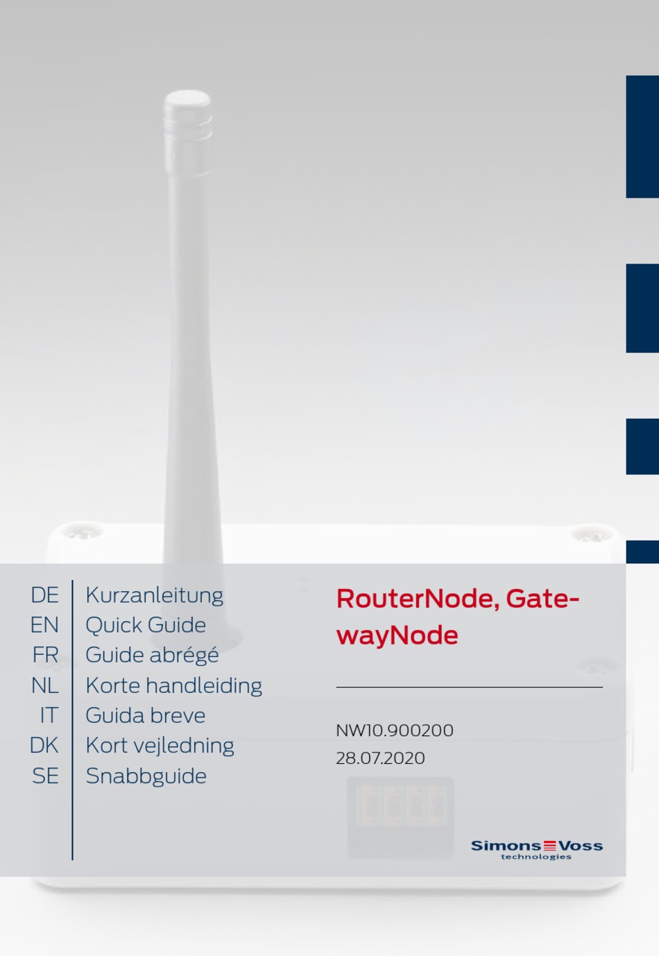 SIMONS VOSS TECHNOLOGIES ROUTERNODE QUICK MANUAL Pdf Download | ManualsLib