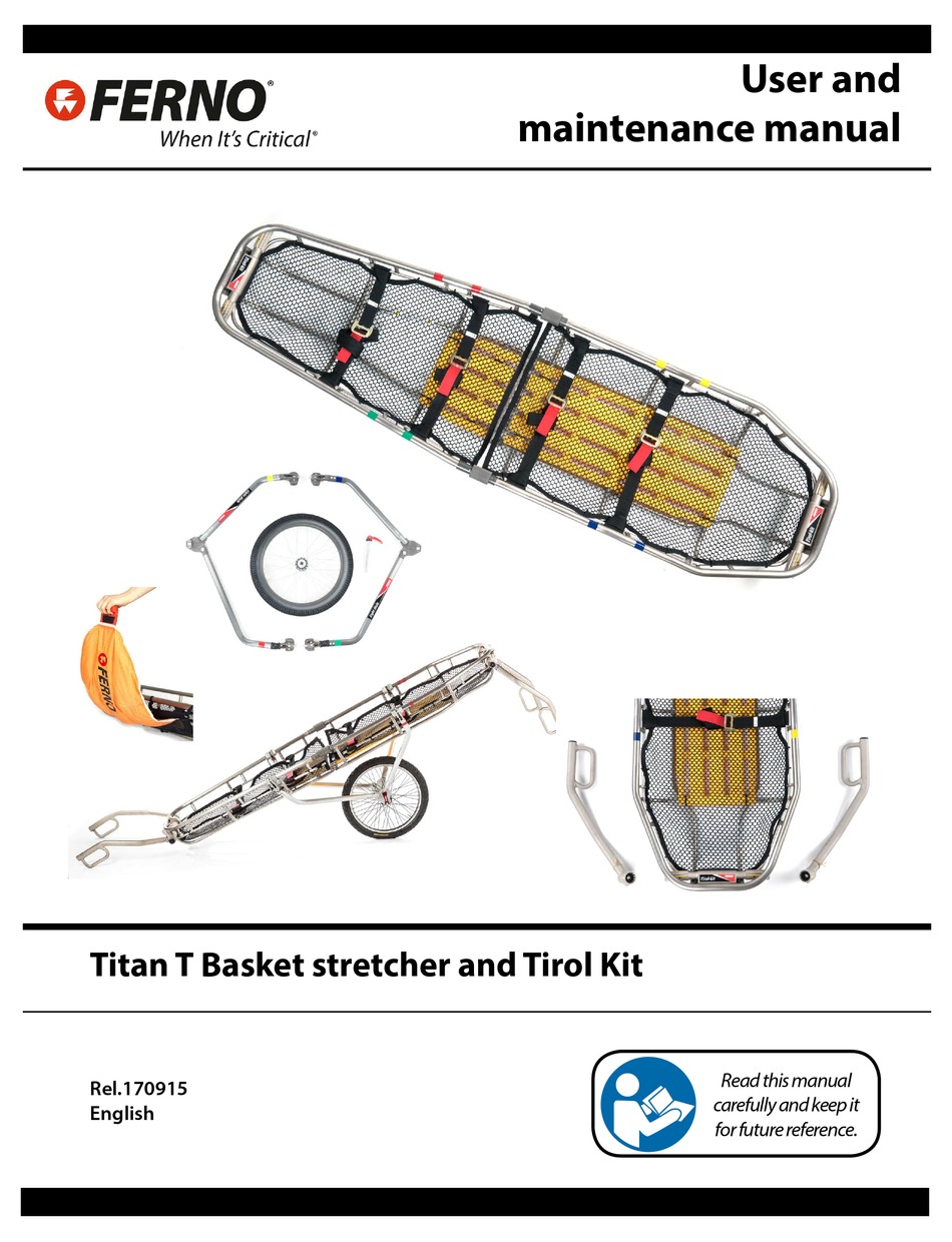 FERNO TITAN T BASKET STRETCHER USER AND MAINTENANCE MANUAL Pdf Download