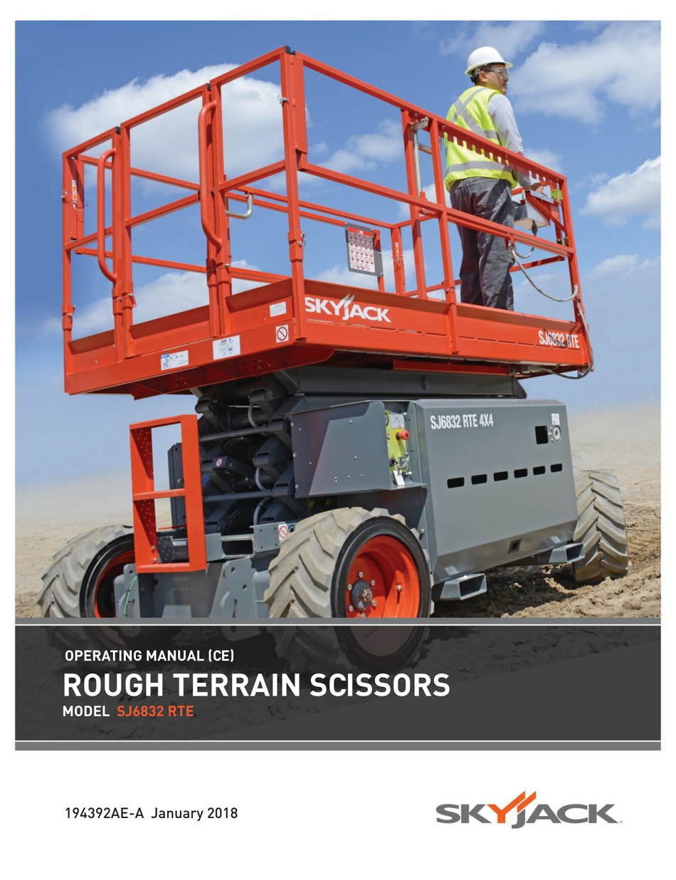 Skyjack Sj6832 Rte Series Operating Manual Pdf Download Manualslib Skyjack Sj6832 Rte Series Operating Manual Pdf Download Manualslib