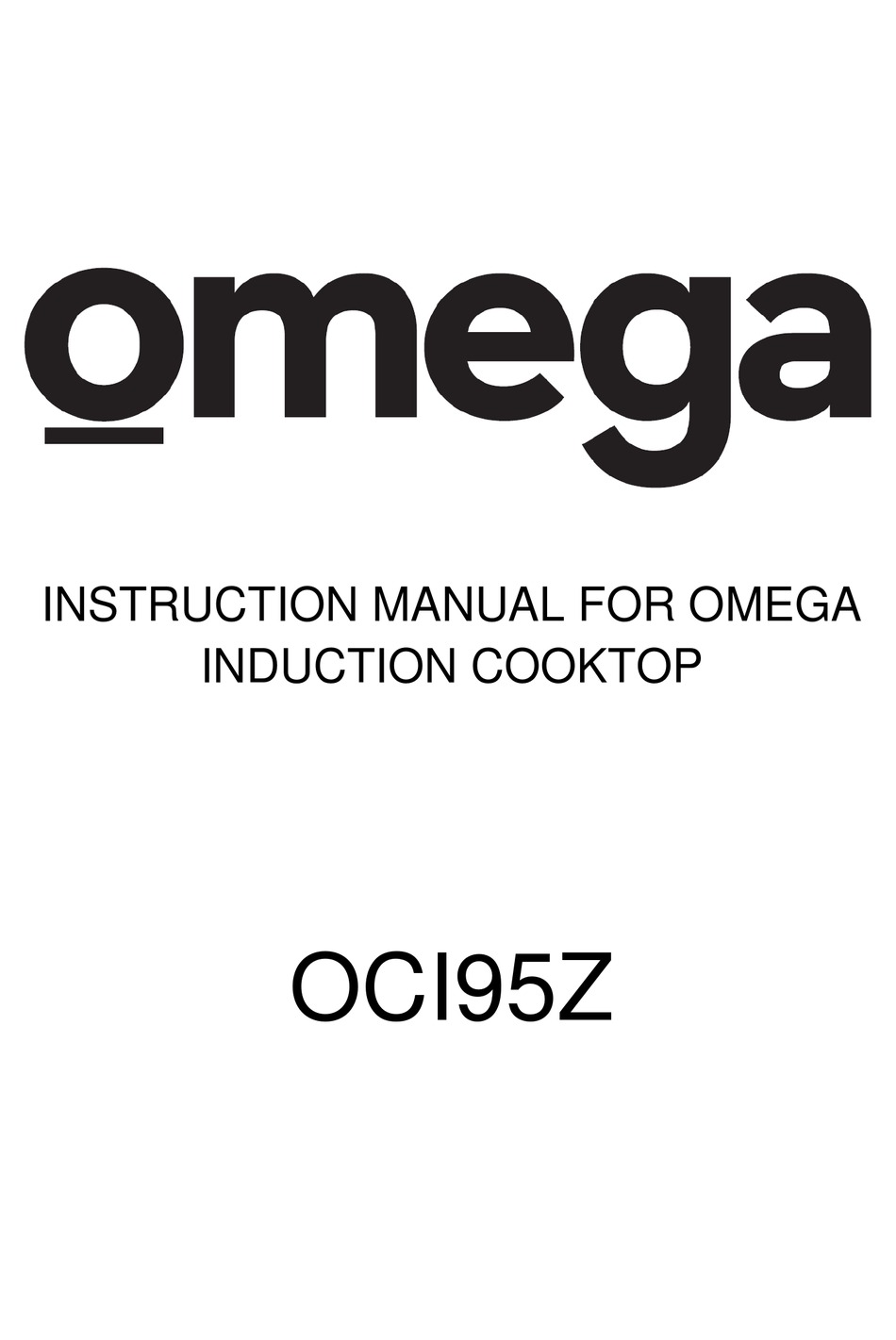 OMEGA OCI95Z INSTRUCTION MANUAL Pdf Download ManualsLib