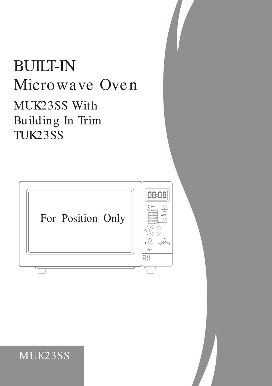 PREMIUM APPLIANCE BRANDS MUK23SS MANUAL Pdf Download ManualsLib