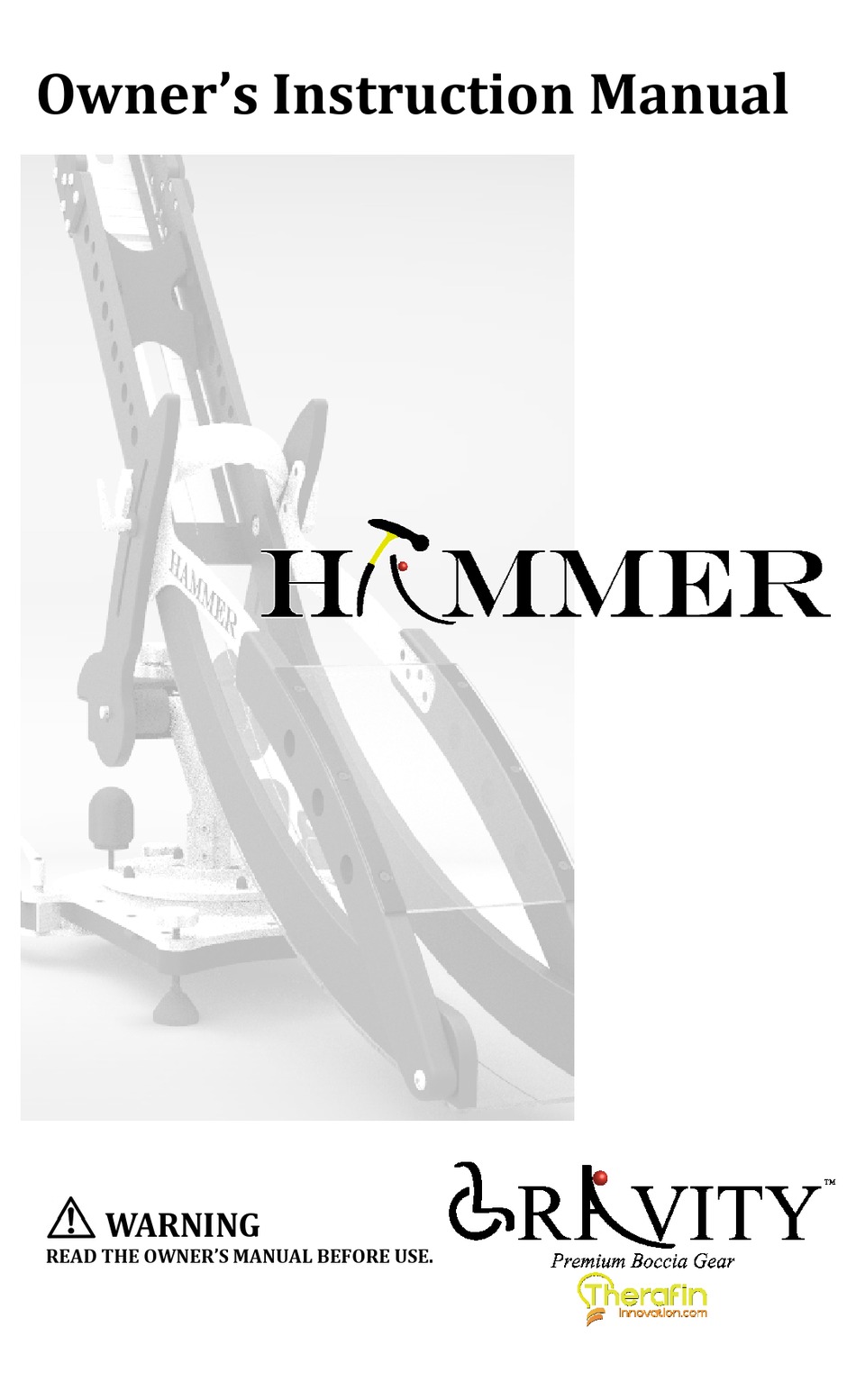 GRAVITY HAMMER OWNER'S INSTRUCTION MANUAL Pdf Download ManualsLib