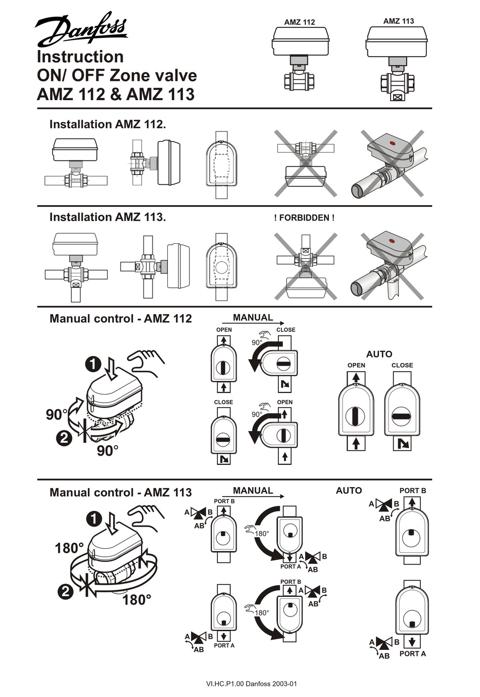 DANFOSS AMZ 112 INSTRUCTION Pdf Download | ManualsLib