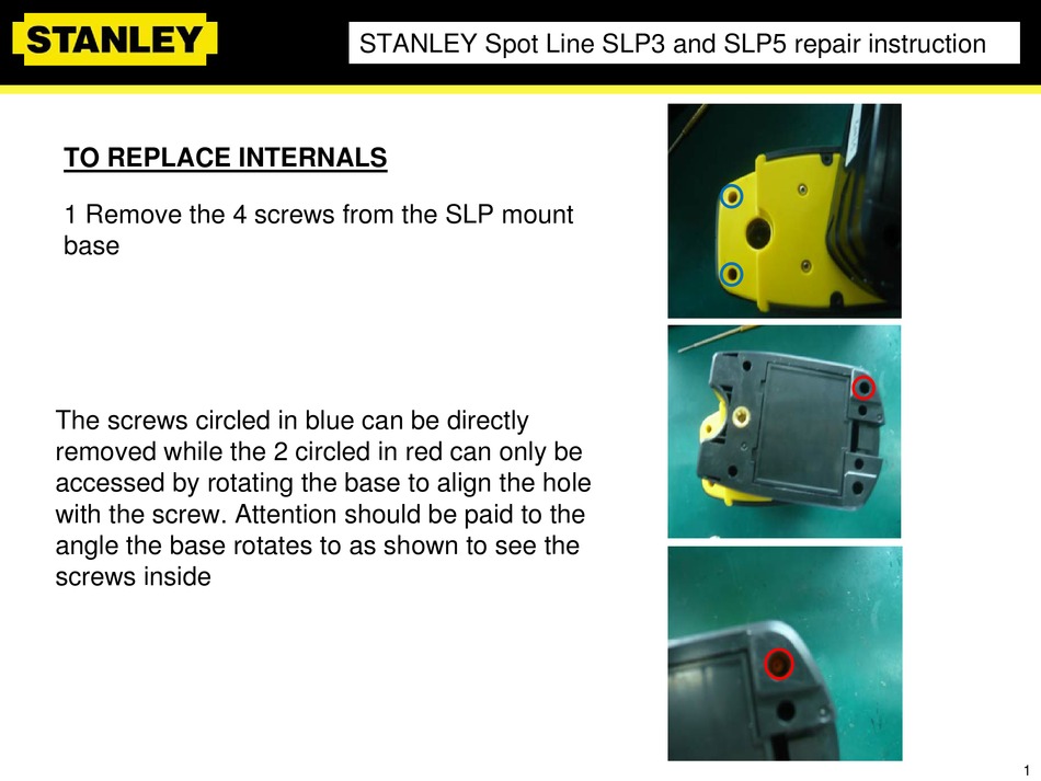 Stanley Spot Line Slp3 Repair Instructions Pdf Download Manualslib Stanley Spot Line Slp3 Repair Instructions Pdf Download Manualslib