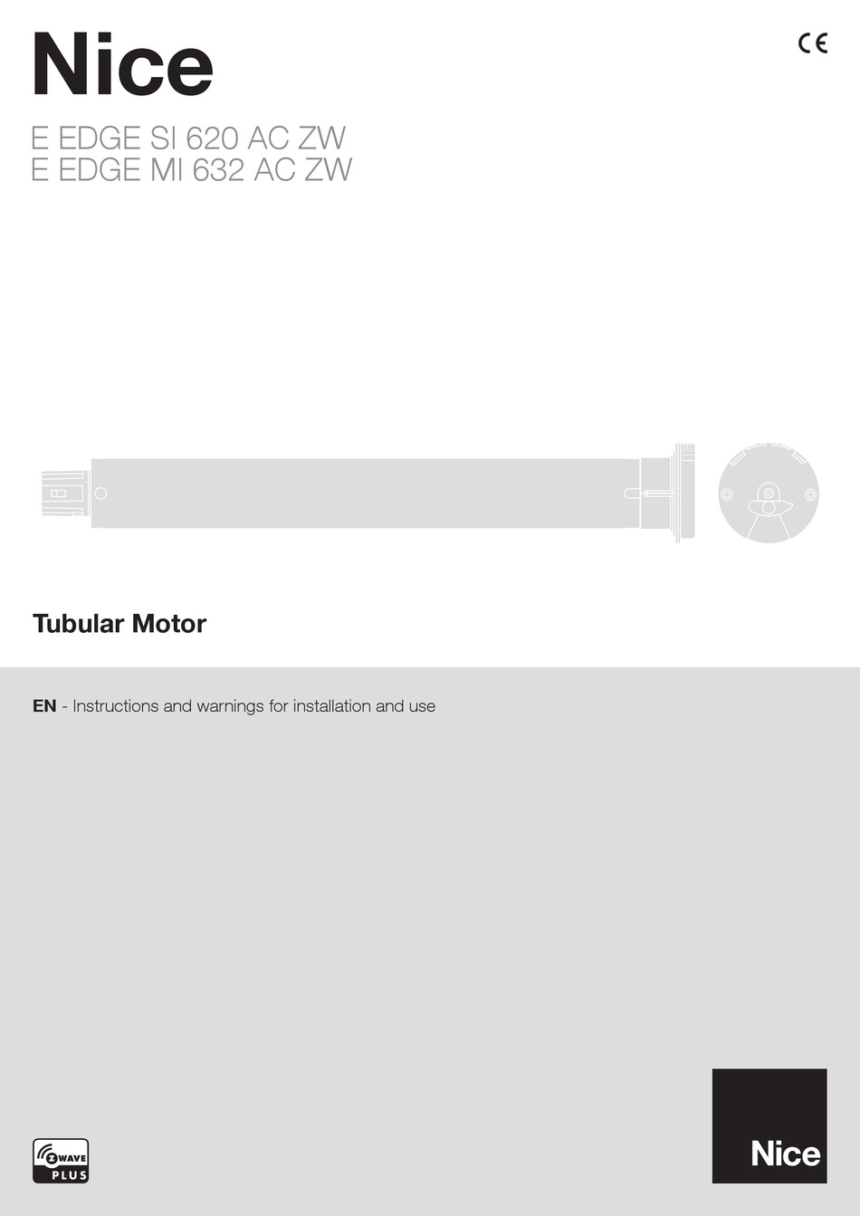 Nice E Edge Si 6 Ac Zw Instructions And Warnings For Installation And Use Pdf Download Manualslib
