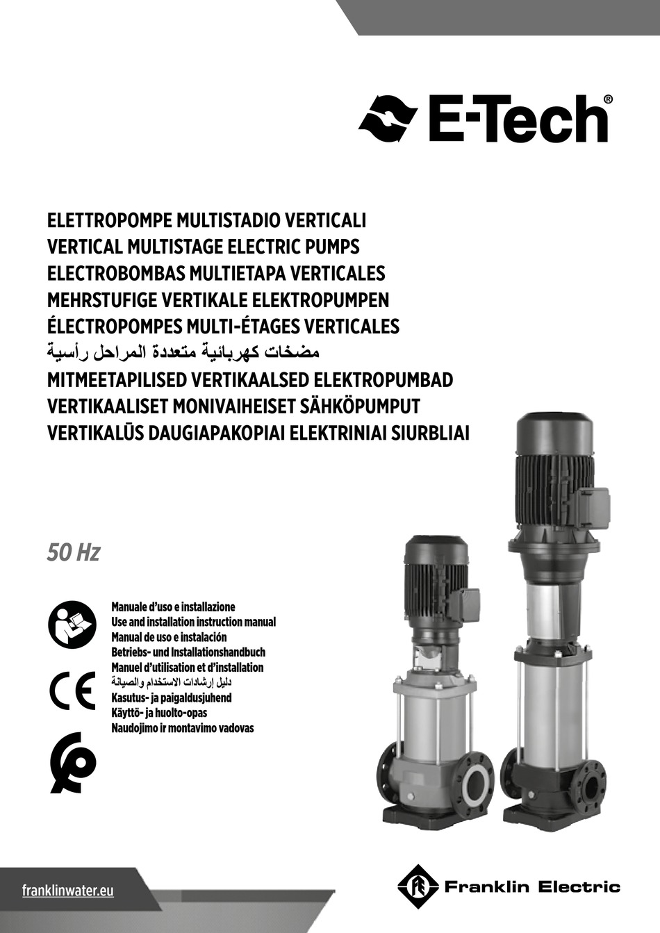 FRANKLIN ELECTRIC ETECH USE AND INSTALLATION INSTRUCTION MANUAL Pdf Download ManualsLib
