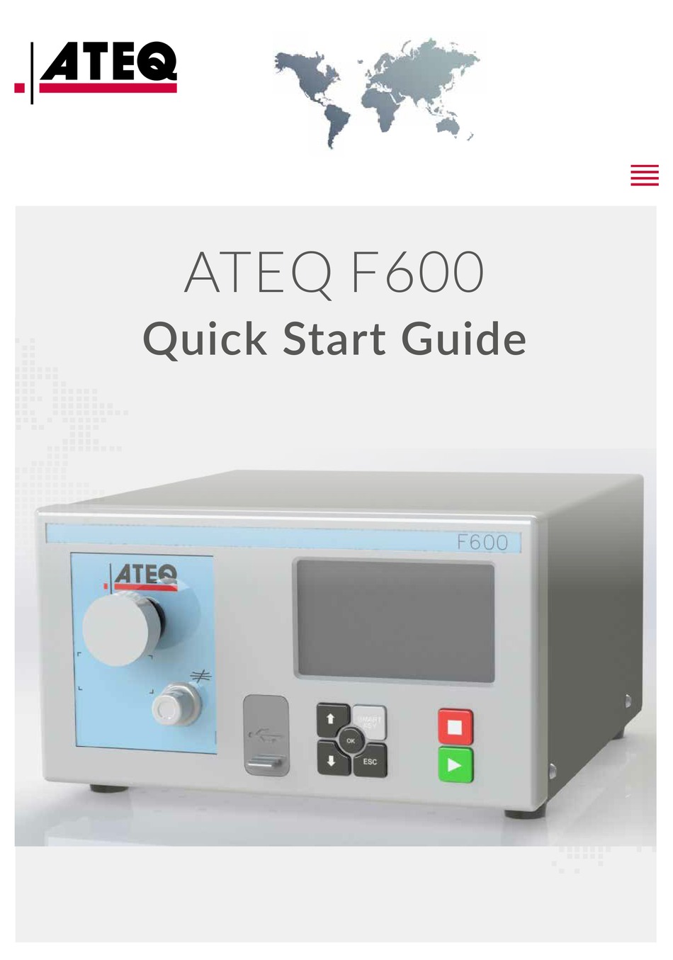 ATEQ F600 QUICK START MANUAL Pdf Download | ManualsLib