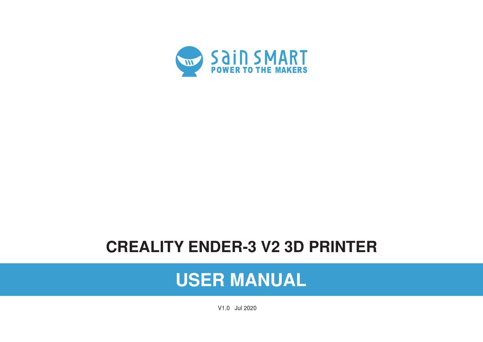 CREALITY ENDER-3 V2 USER MANUAL Pdf Download | ManualsLib