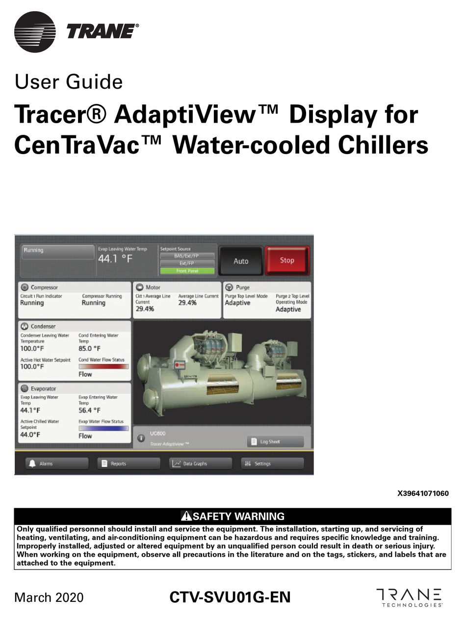 TRANE TRACER ADAPTIVIEW USER MANUAL Pdf Download ManualsLib