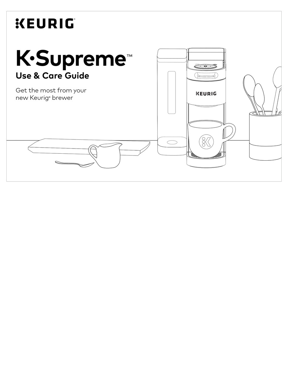 Keurig K Supreme Plus Instructions