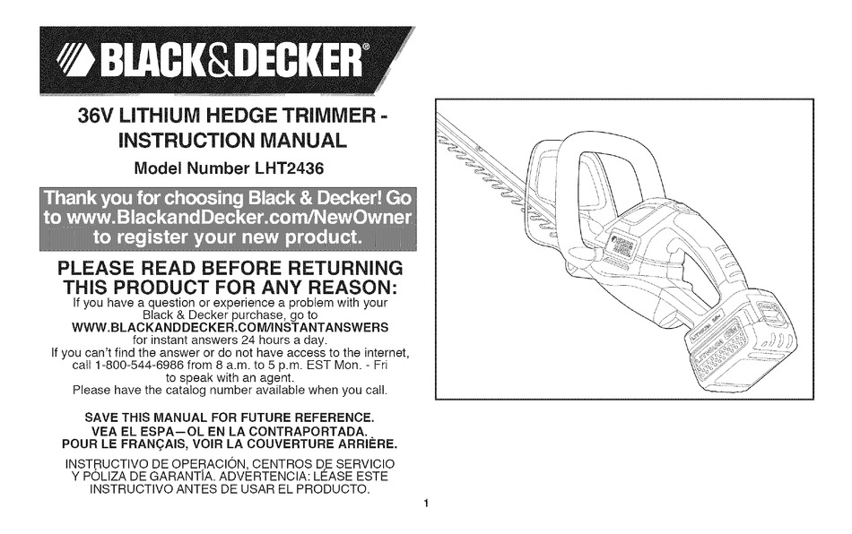 User manual Black & Decker LST300 (English - 40 pages)