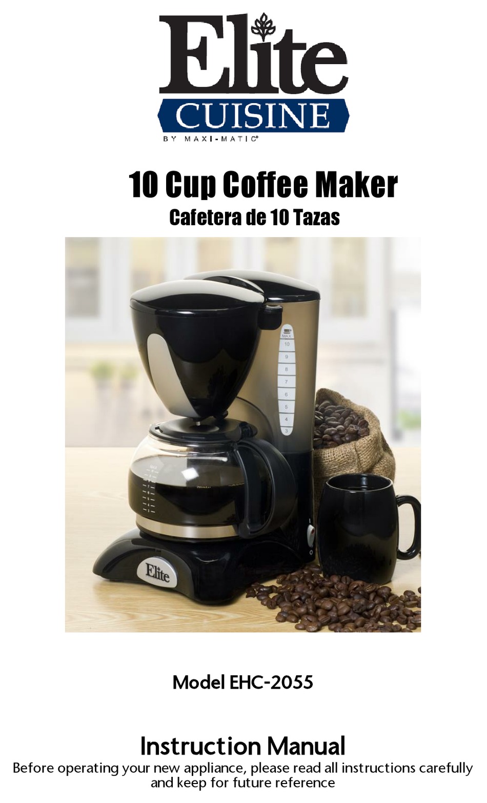 MAXIMATIC ELITE CUISINE EHC2055 INSTRUCTION MANUAL Pdf Download