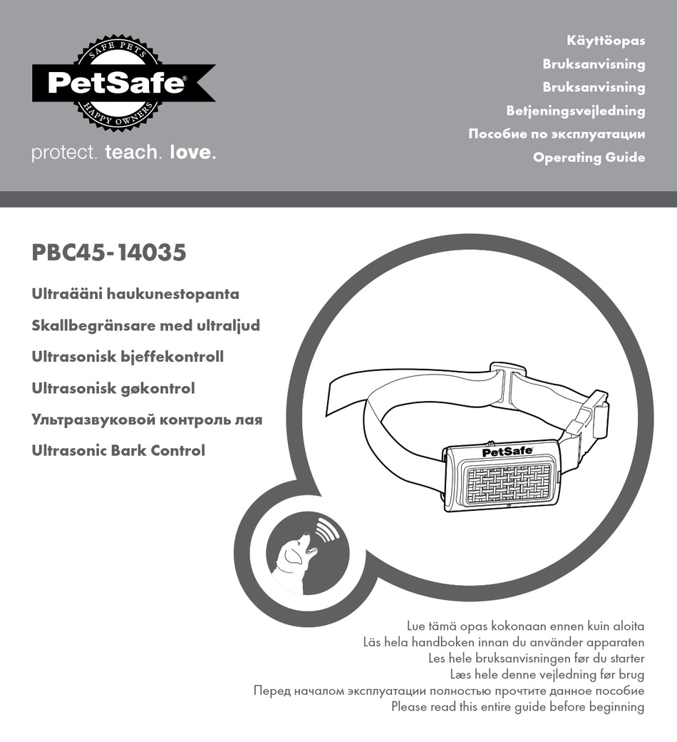 PETSAFE PBC4514035 OPERATING MANUAL Pdf Download ManualsLib