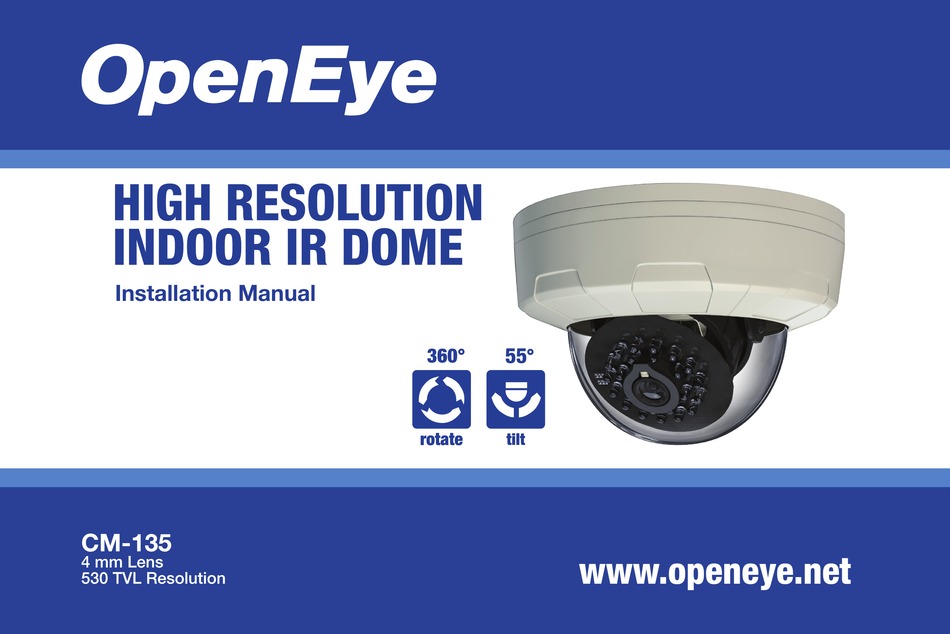 OPENEYE CM135 INSTALLATION MANUAL Pdf Download ManualsLib
