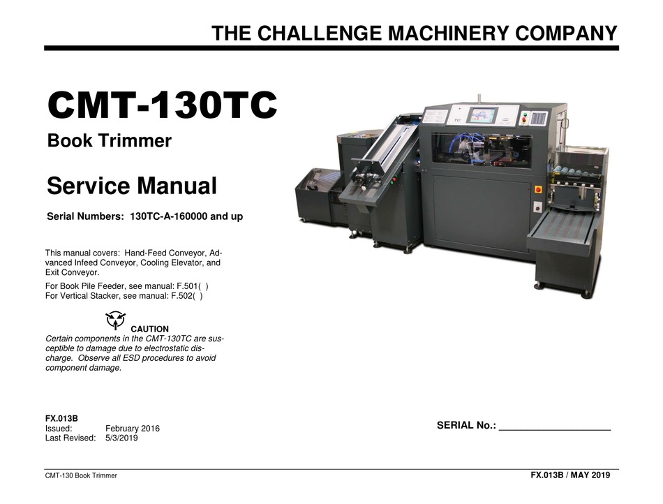 CHALLENGE CMT-130TC SERVICE MANUAL Pdf Download | ManualsLib