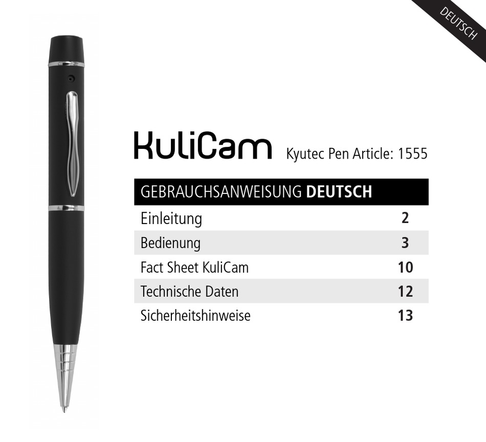 kyutec camera pen