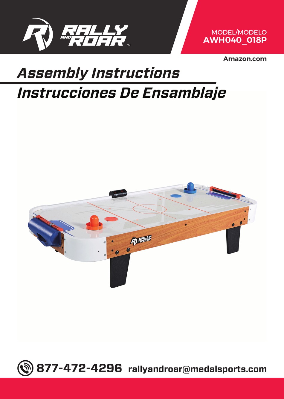 RALLY AND ROAR AWH040_018P ASSEMBLY INSTRUCTIONS MANUAL Pdf Download ManualsLib