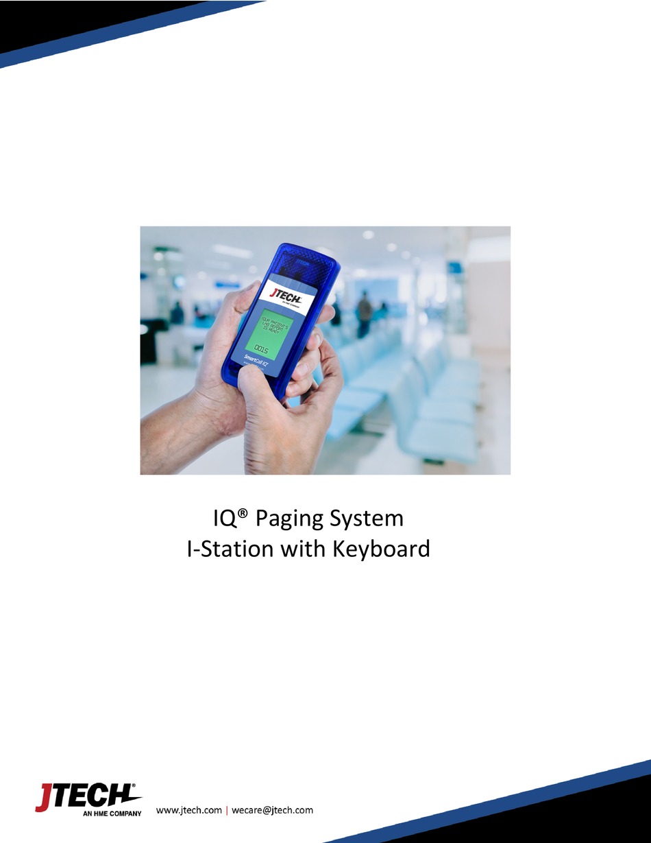 JTECH SMARTCALL IQ USER MANUAL Pdf Download ManualsLib