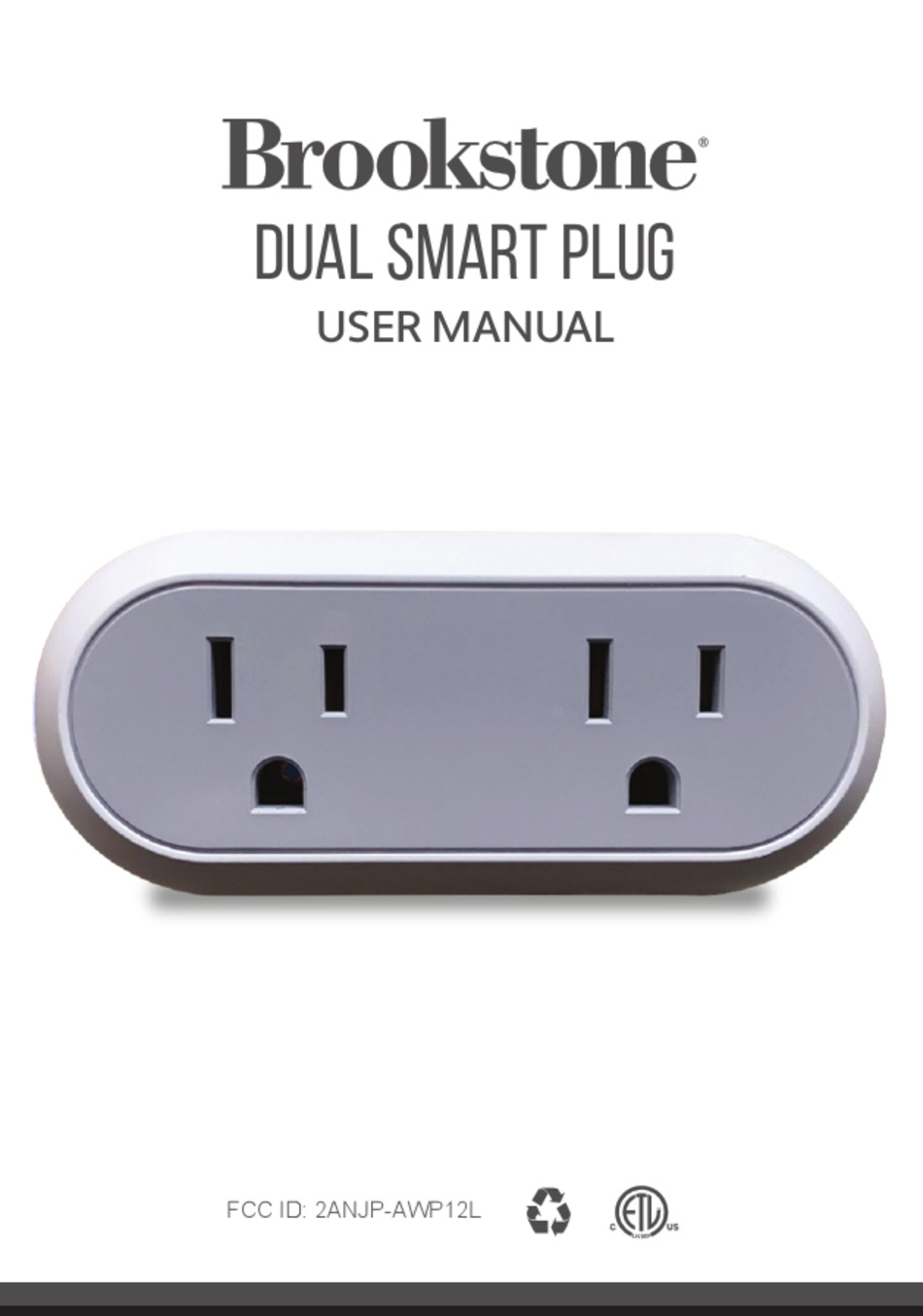 BROOKSTONE DUAL SMART PLUG USER MANUAL Pdf Download ManualsLib