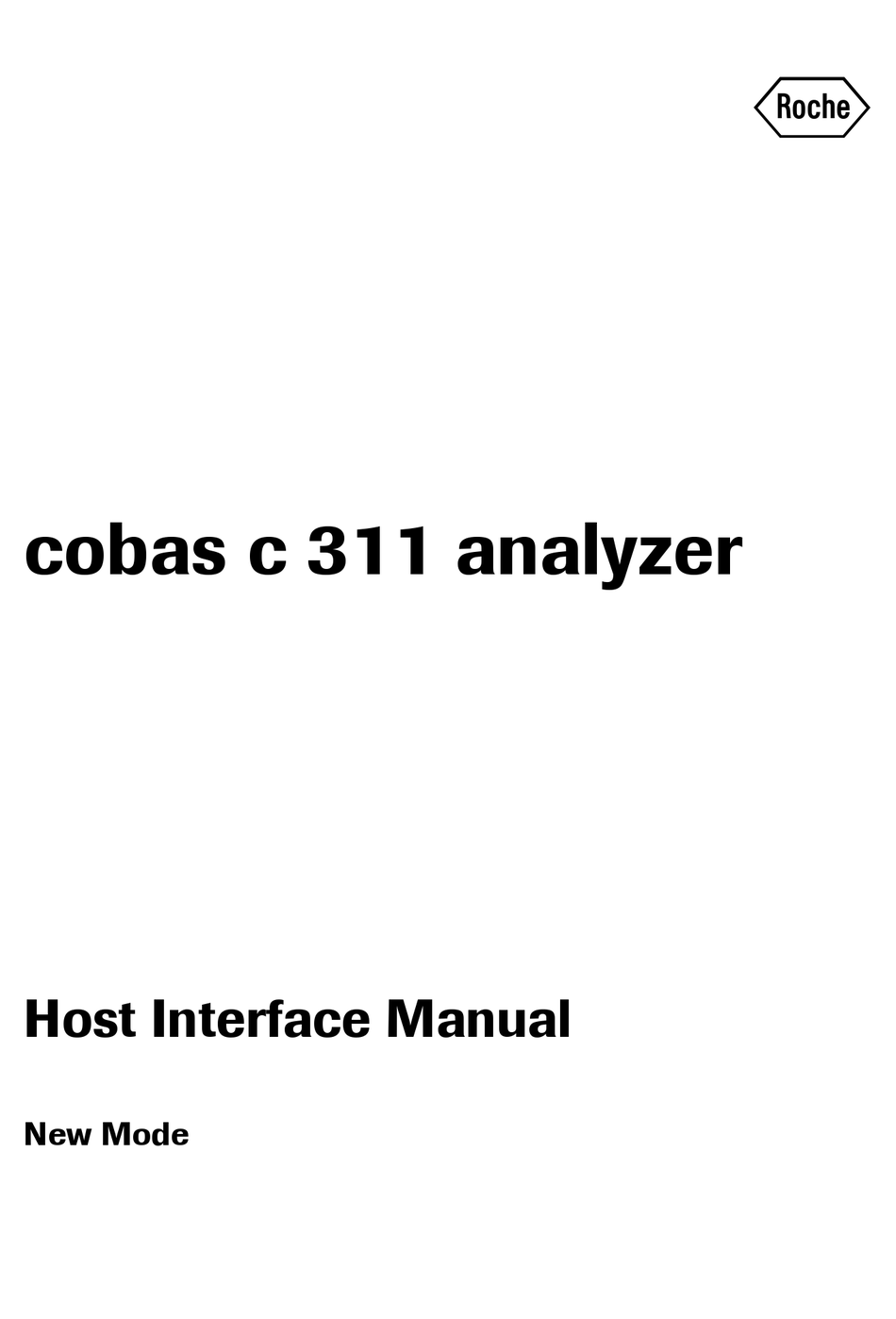 Cobas c 311 manual online