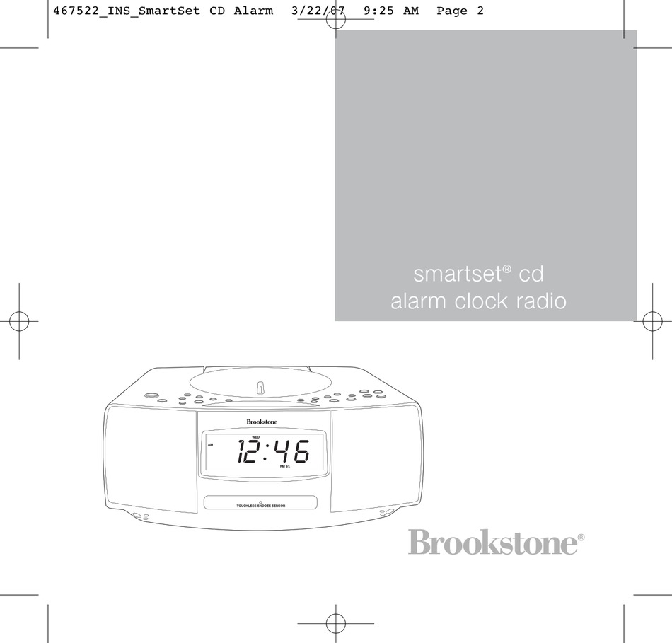 BROOKSTONE SMARTSET 467522 MANUAL Pdf Download ManualsLib