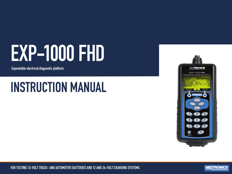 MIDTRONICS EXP1000 FHD INSTRUCTION MANUAL Pdf Download ManualsLib