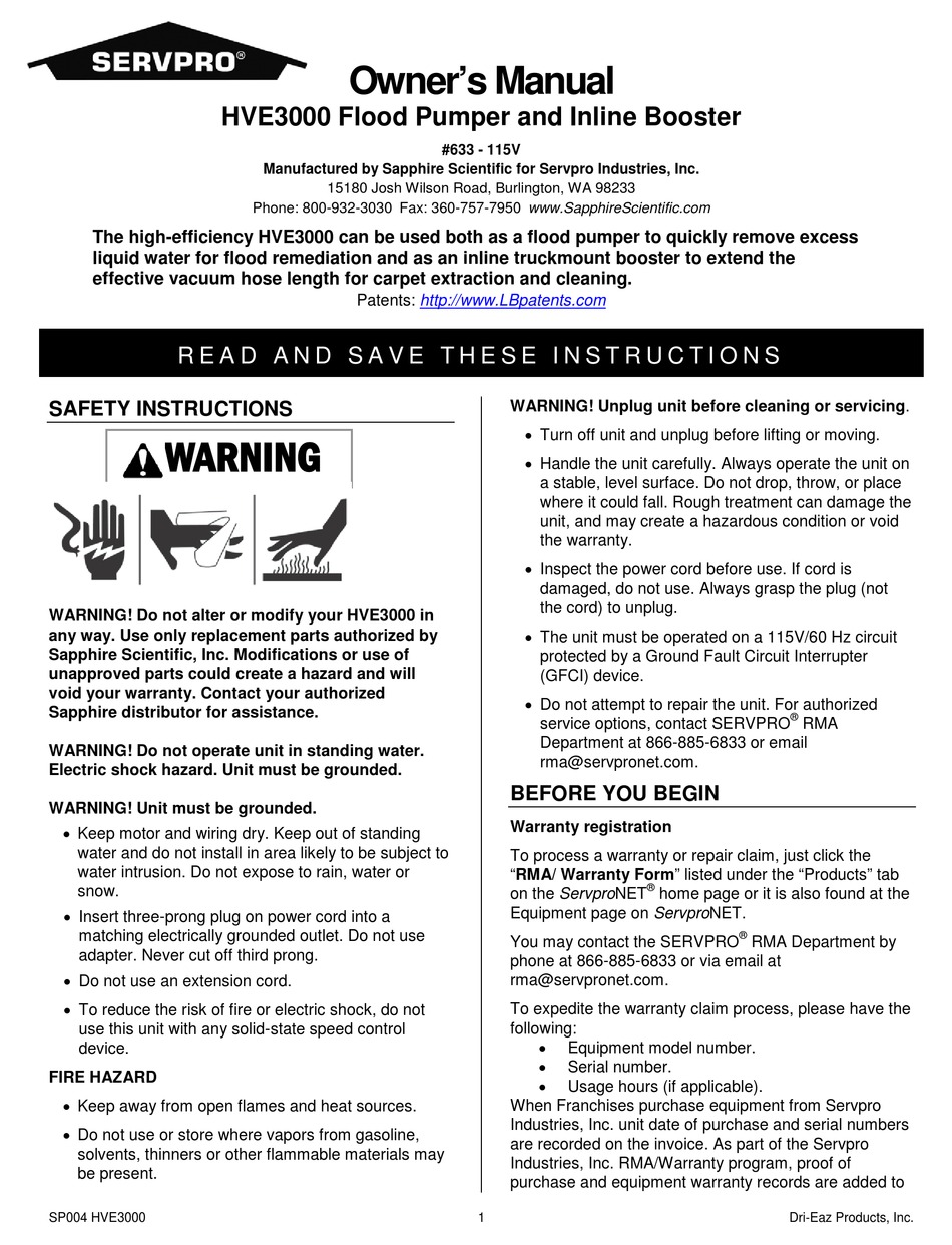 servpro-hve3000-owner-s-manual-pdf-download-manualslib