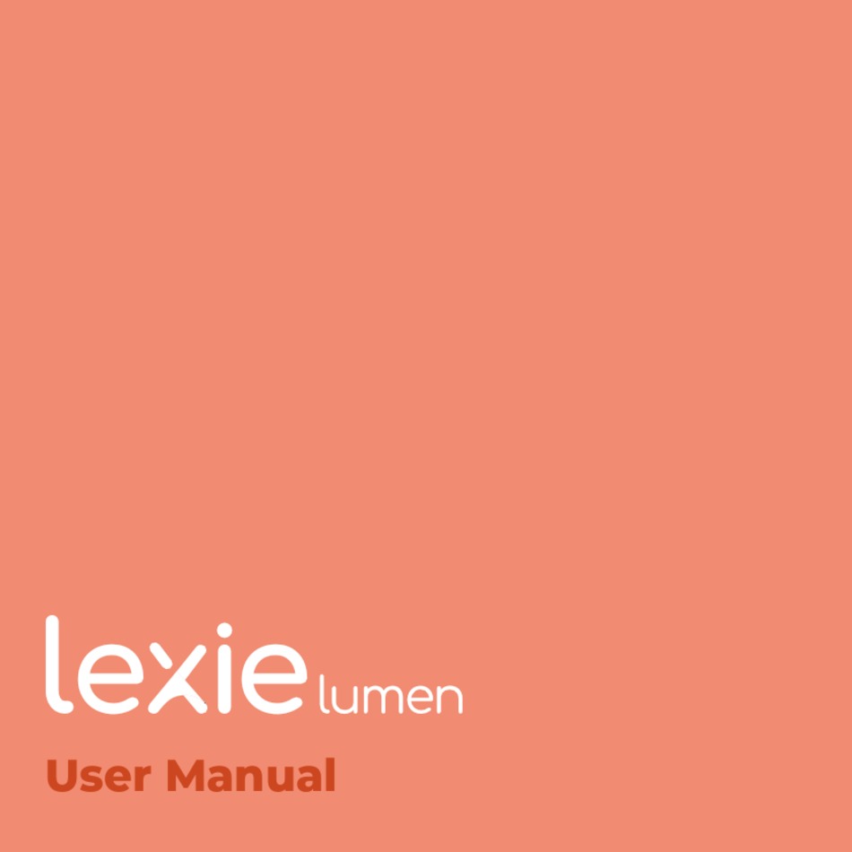 LEXIE LUMEN USER MANUAL Pdf Download ManualsLib