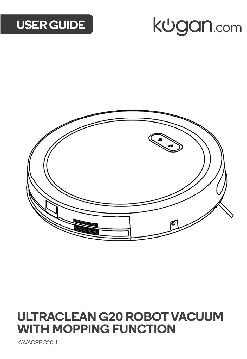 KOGAN ULTRACLEAN G20 USER MANUAL Pdf Download ManualsLib