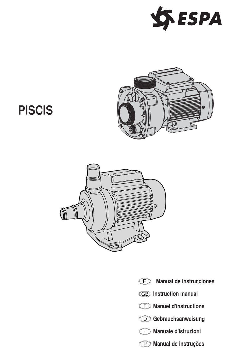 ESPA PISCIS SERIES INSTRUCTION MANUAL Pdf Download ManualsLib