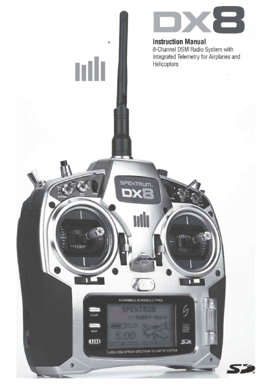 SPEKTRUM DX8 INSTRUCTION MANUAL Pdf Download | ManualsLib