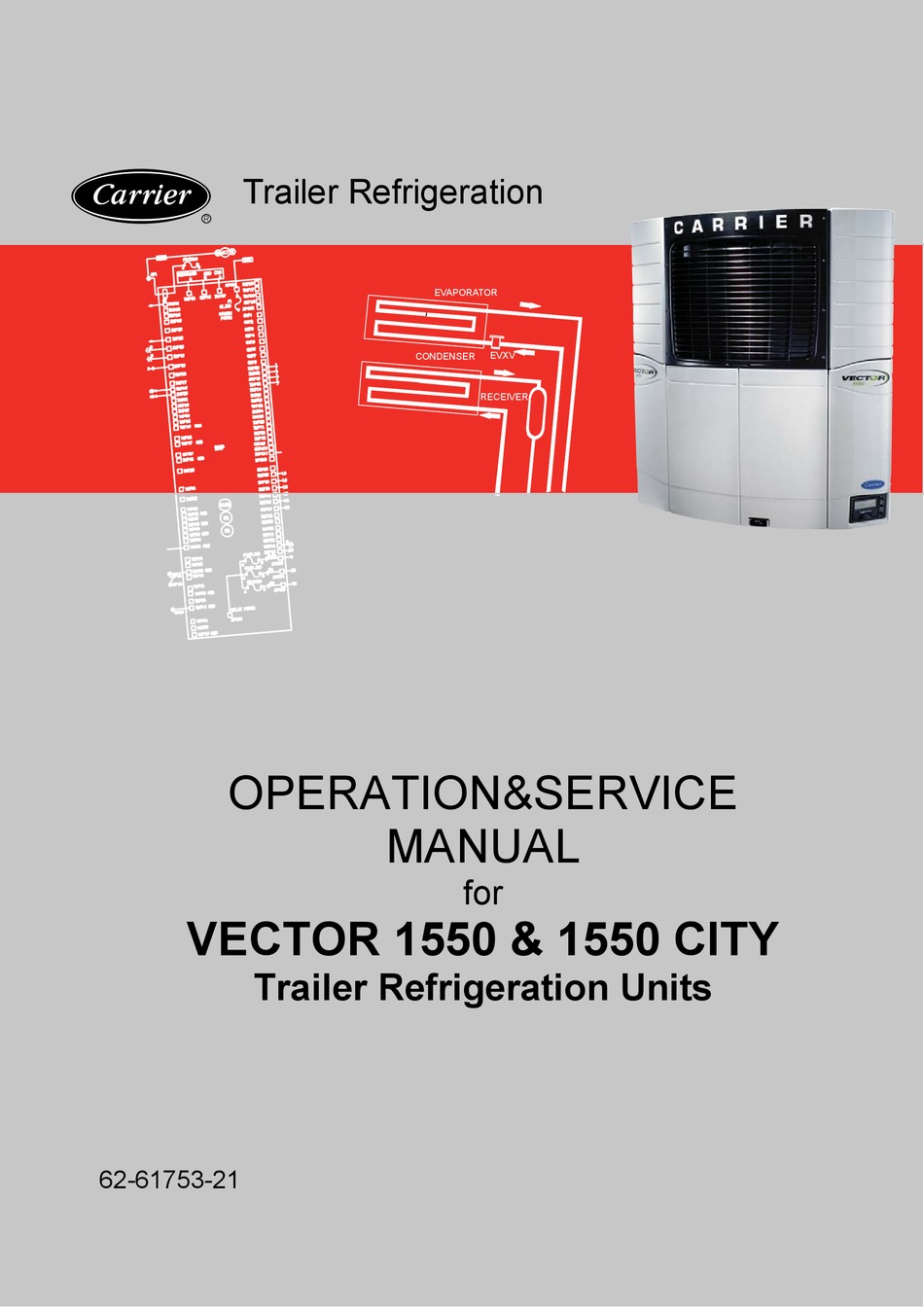 CARRIER VECTOR 1550 SERIES OPERATION & SERVICE MANUAL Pdf Download