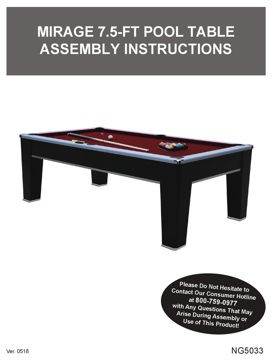 BLUE WAVE MIRAGE ASSEMBLY INSTRUCTIONS MANUAL Pdf Download ManualsLib