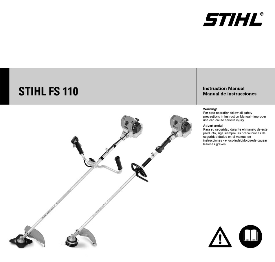 STIHL FS 110 INSTRUCTION MANUAL Pdf Download | ManualsLib