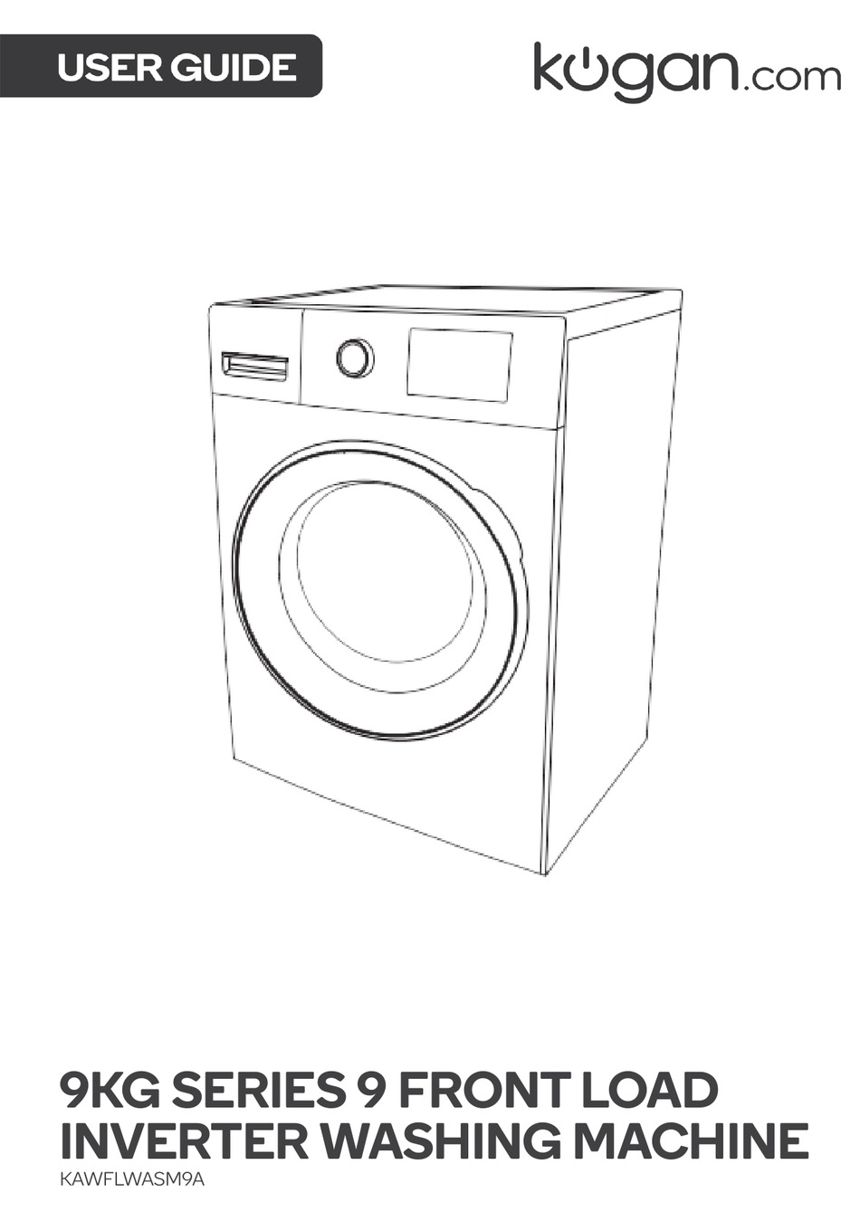 kogan series 9 washing machine