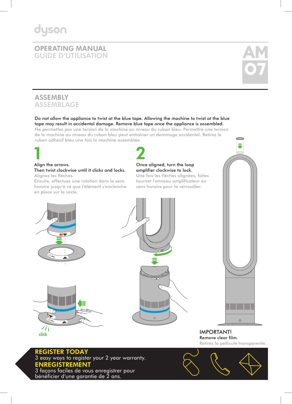 Dyson Instruction Manual