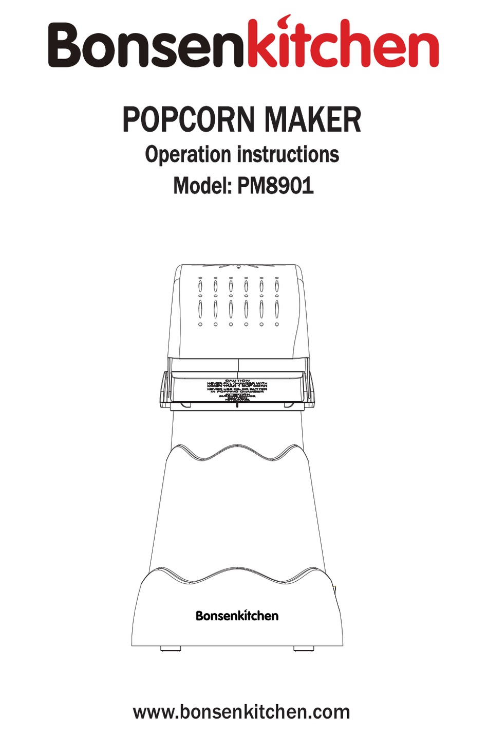 BONSENKITCHEN MF3901 OPERATION INSTRUCTIONS MANUAL Pdf Download