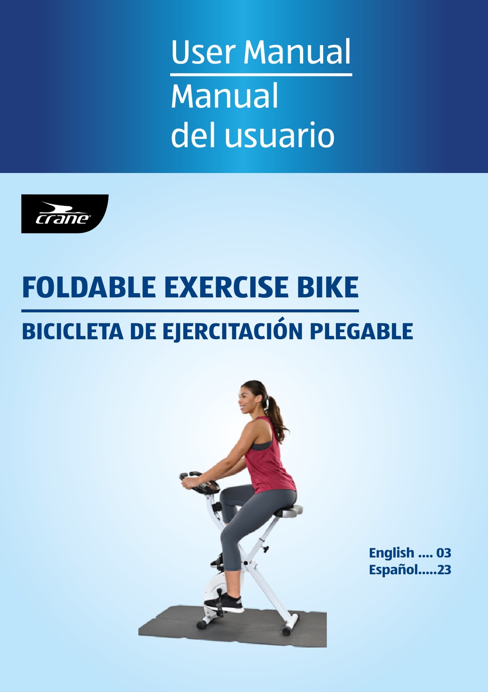 Crane X Bike User Manual Pdf Download Manualslib