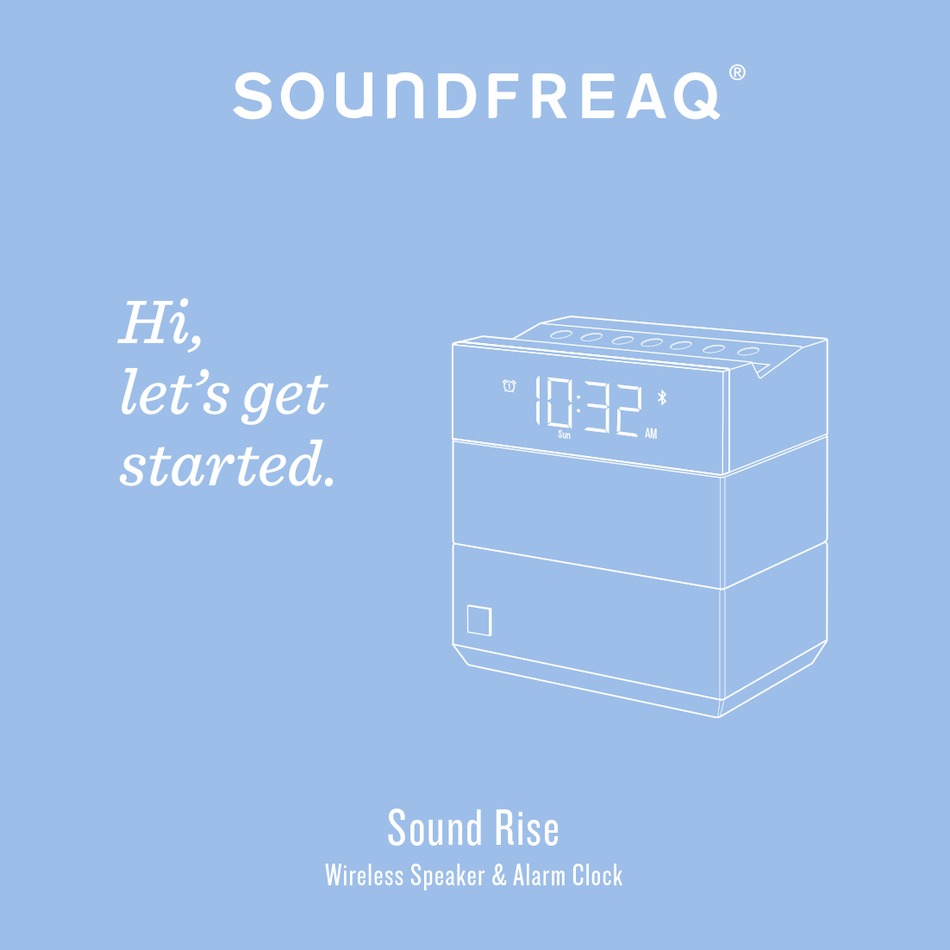 SOUNDFREAQ SOUND RISE MANUAL Pdf Download | ManualsLib