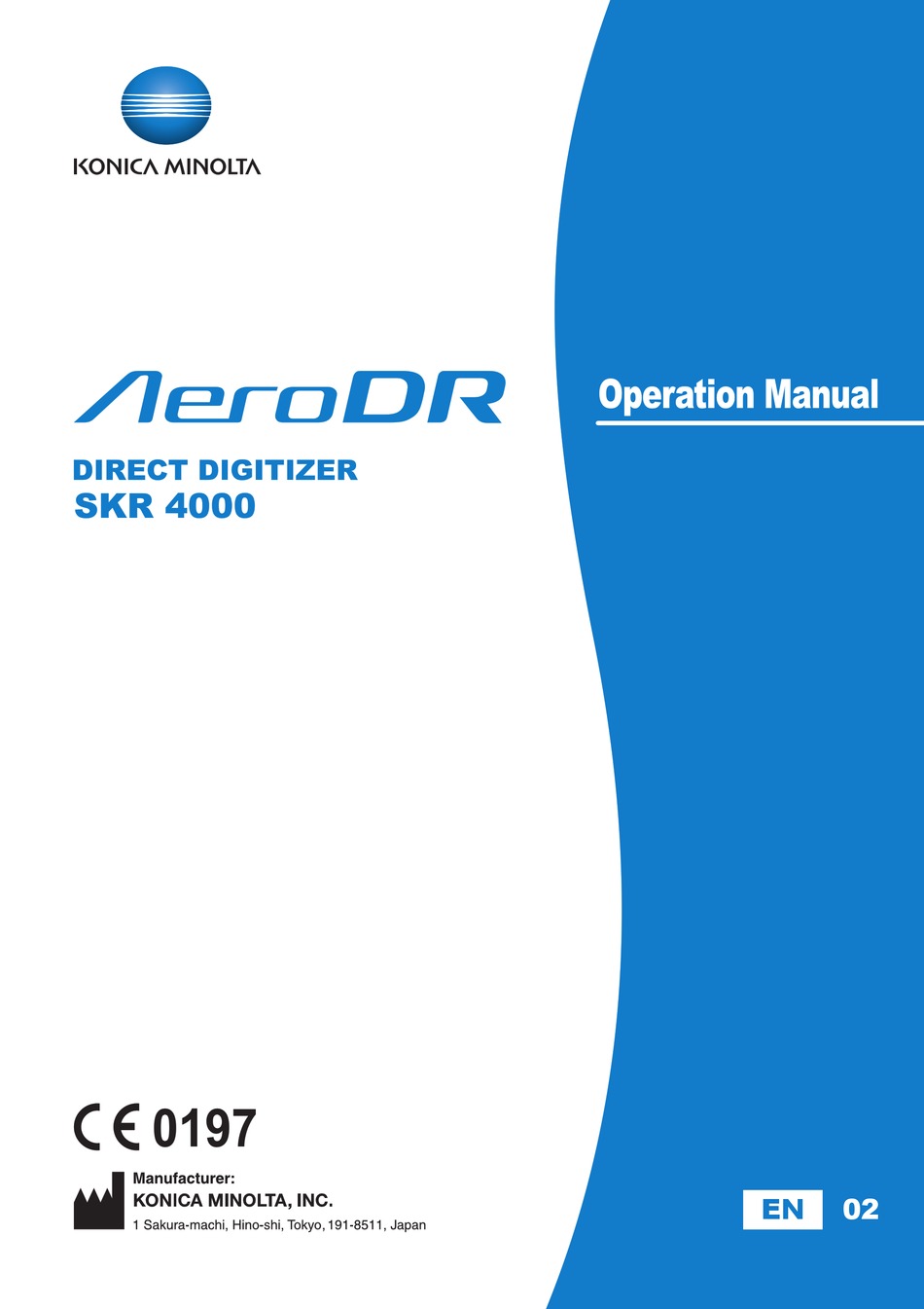Konica Minolta Aerodr Skr 4000 Operation Manual Pdf Download Manualslib