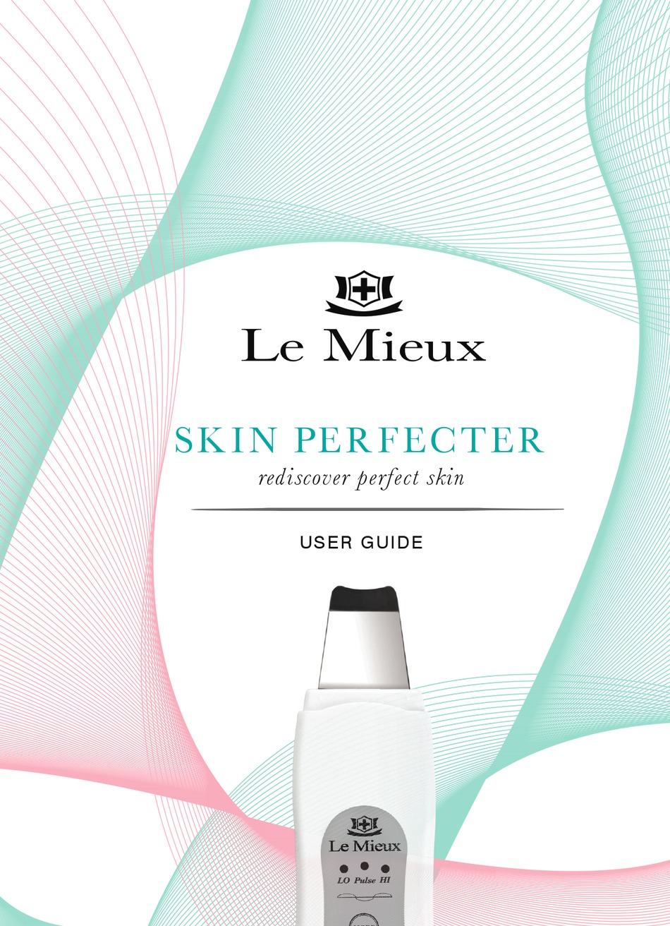 Le Mieux Skin Perfecter User Manual Pdf Download Manualslib