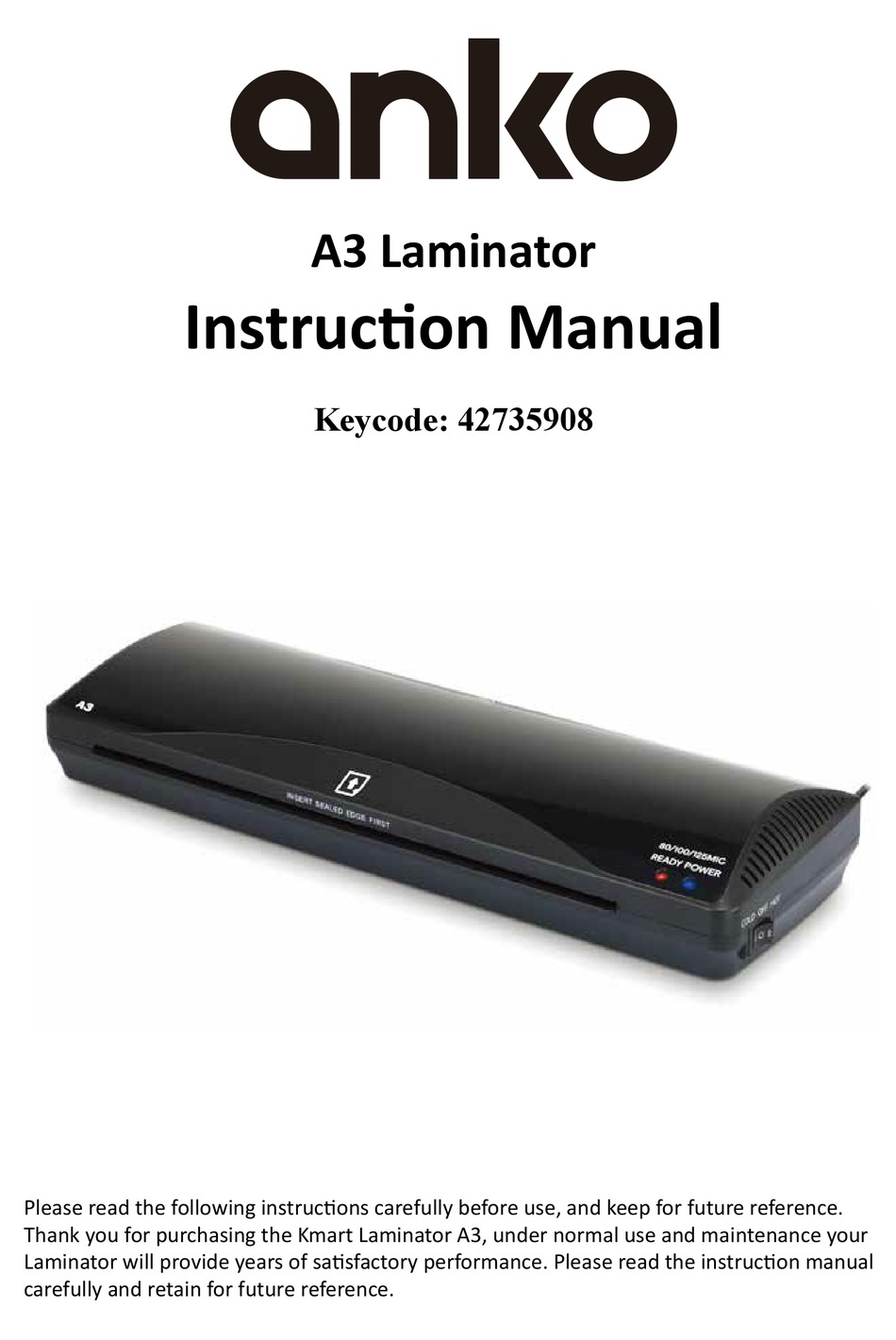 ANKO 42735908 INSTRUCTION MANUAL Pdf Download ManualsLib