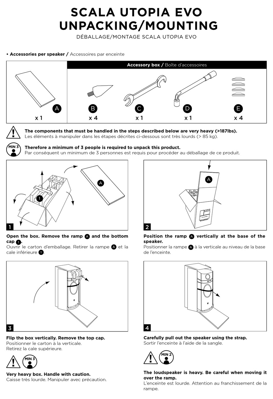 FOCAL SCALA UTOPIA EVO UNPACKING/MOUNTING Pdf Download | ManualsLib