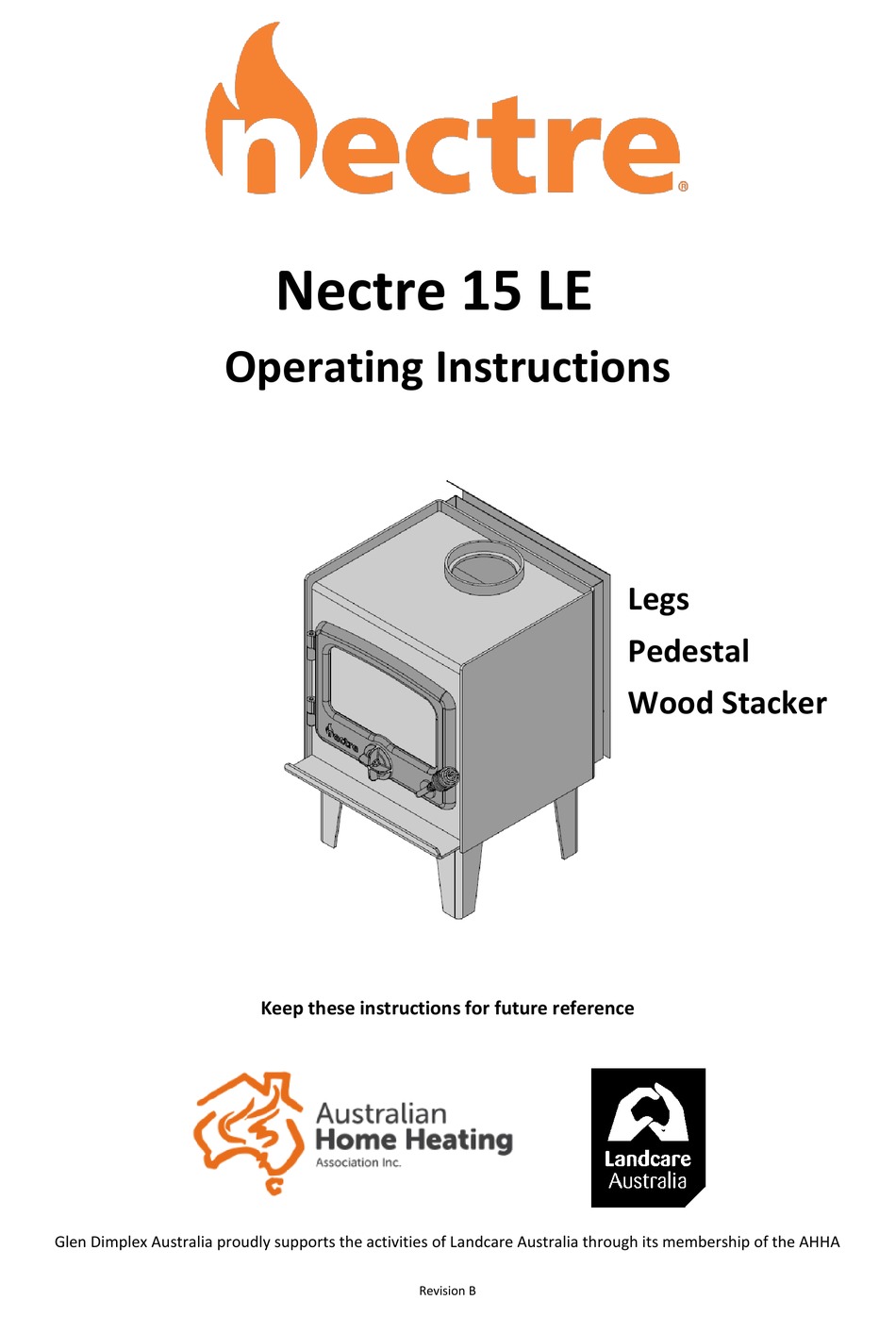 GLEN DIMPLEX NECTRE 15 LE OPERATING INSTRUCTIONS MANUAL Pdf Download