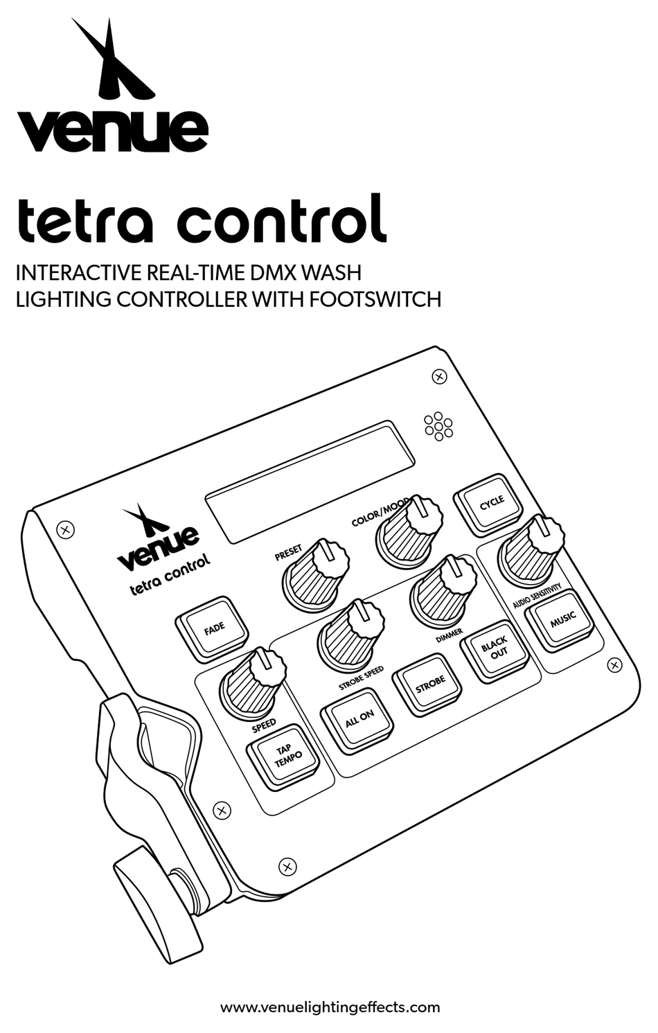 VENUE TETRA CONTROL MANUAL Pdf Download ManualsLib