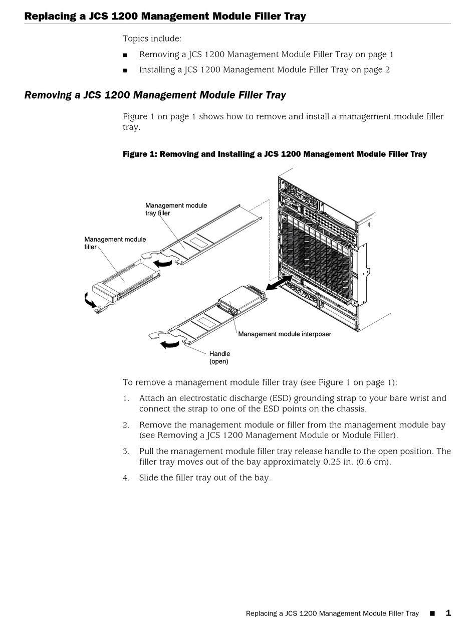 JUNIPER JCS 1200 MANUAL Pdf Download | ManualsLib