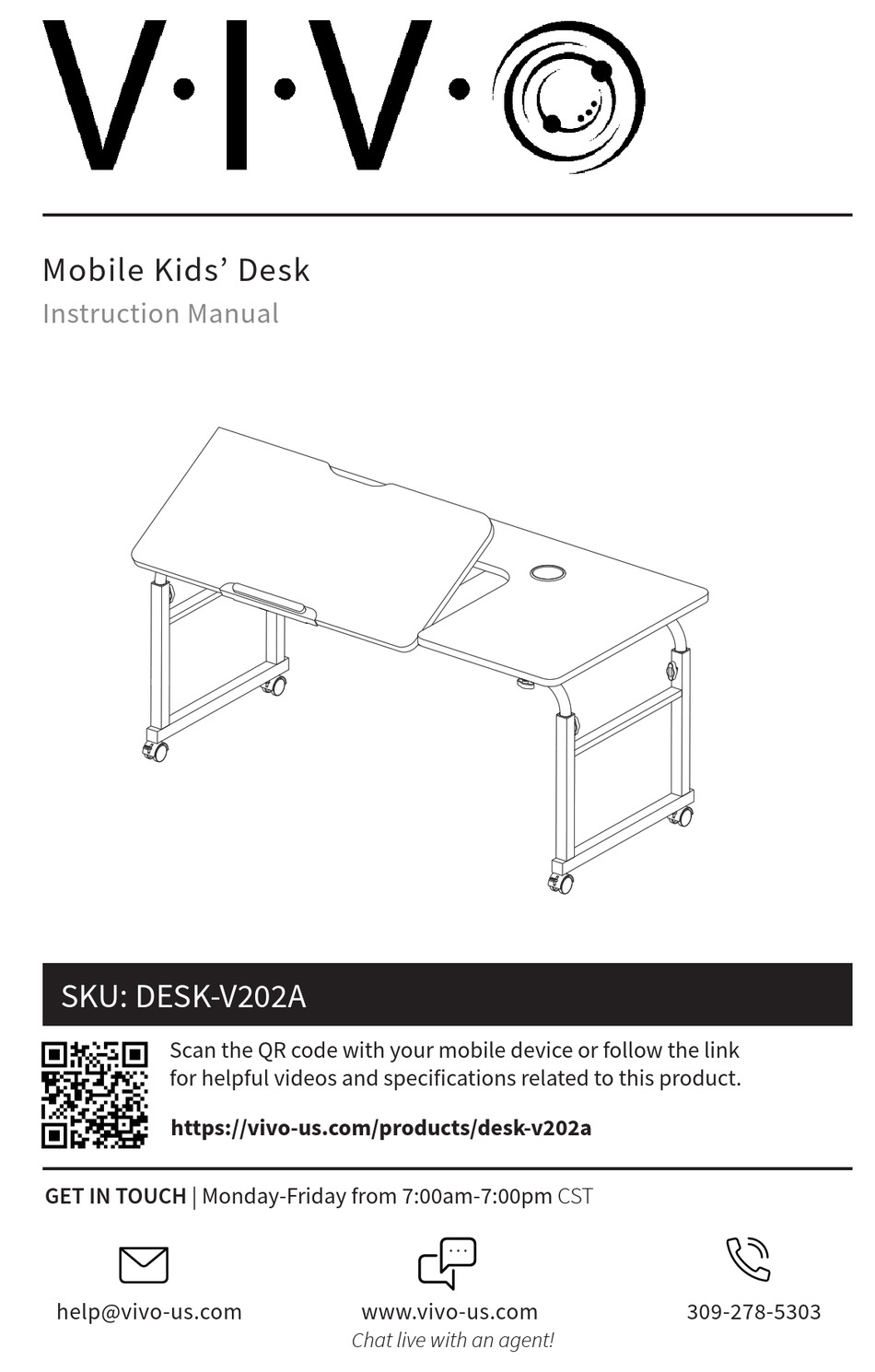 VIVO DESKV202A INSTRUCTION MANUAL Pdf Download ManualsLib