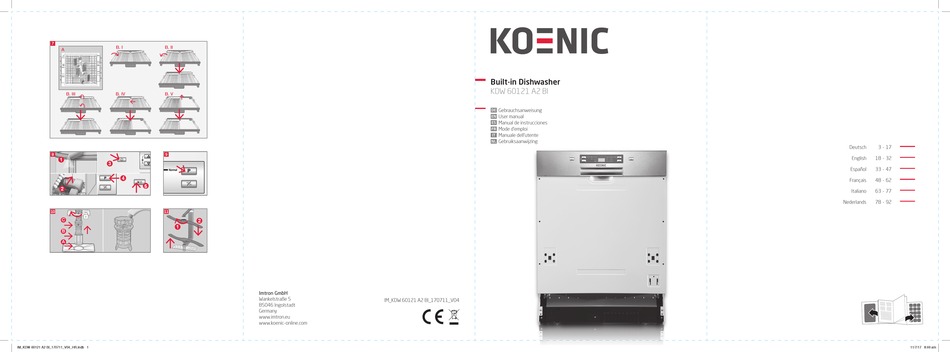 KOENIC KDW 60121 A2 BI USER MANUAL Pdf Download | ManualsLib